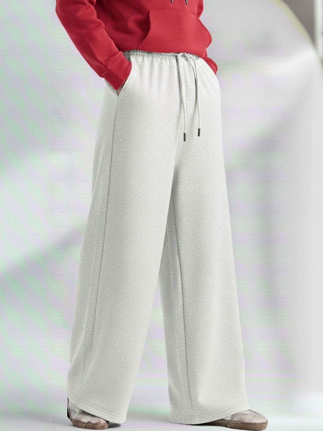 Netclick Men Loose Fit High-Rise Trousers