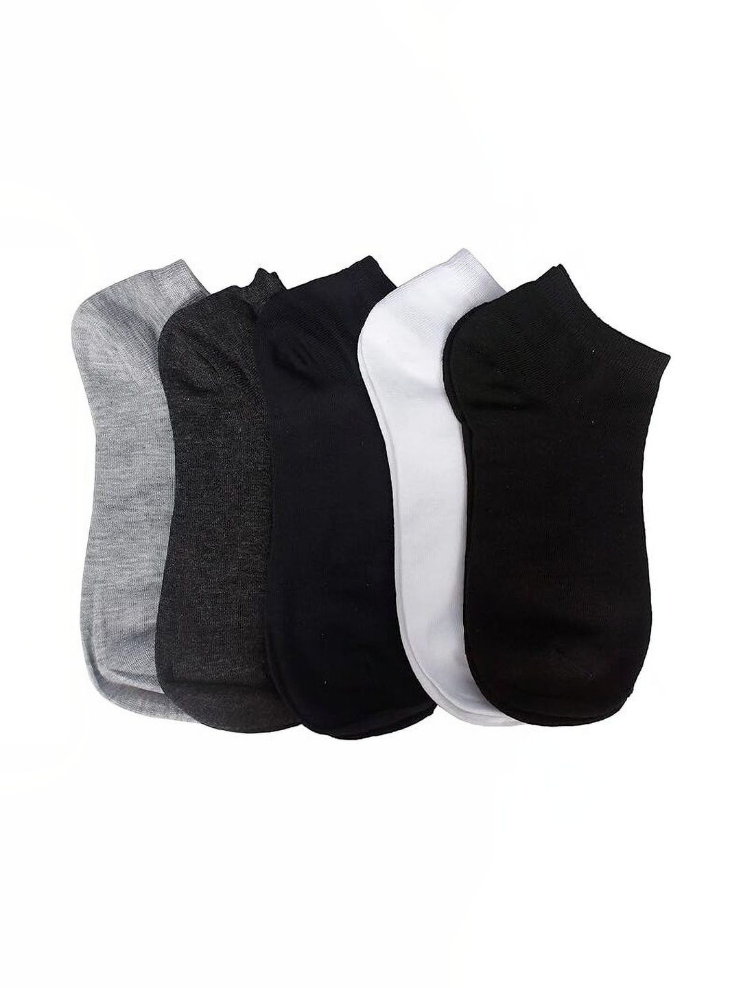 Akeeta Men Pack of 10 Cotton Assorted Shoe Liners Socks