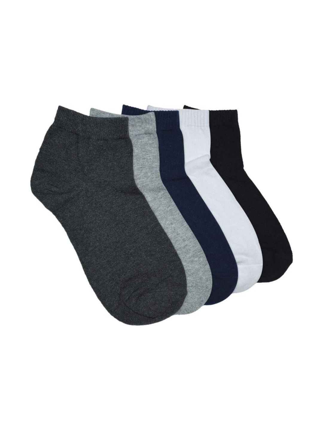 Akeeta Men Pack of 5 Cotton Assorted Ankle Length Socks
