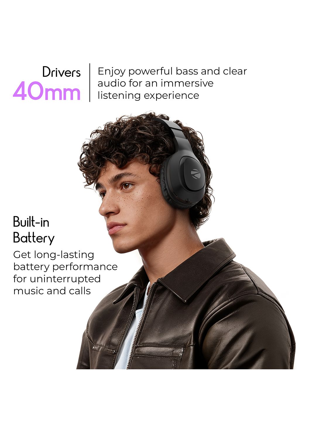 Buy Zebronics Thunder Neo Wireless Over-Ear Headphones
