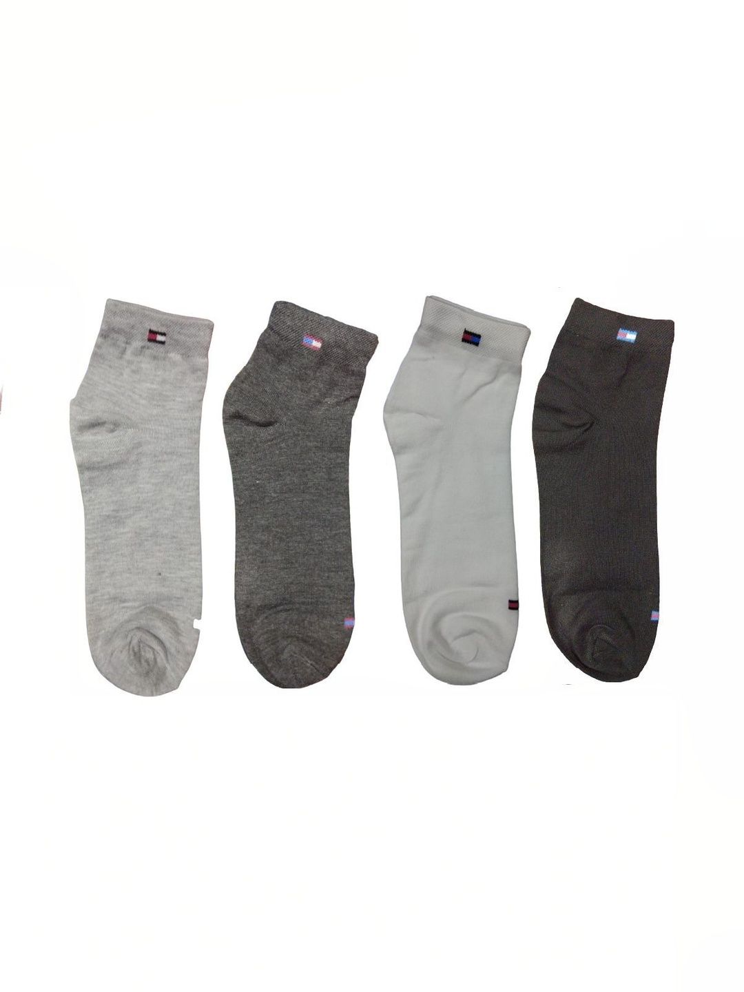 Akeeta Men Pack of 4 Cotton Assorted Ankle Length Socks