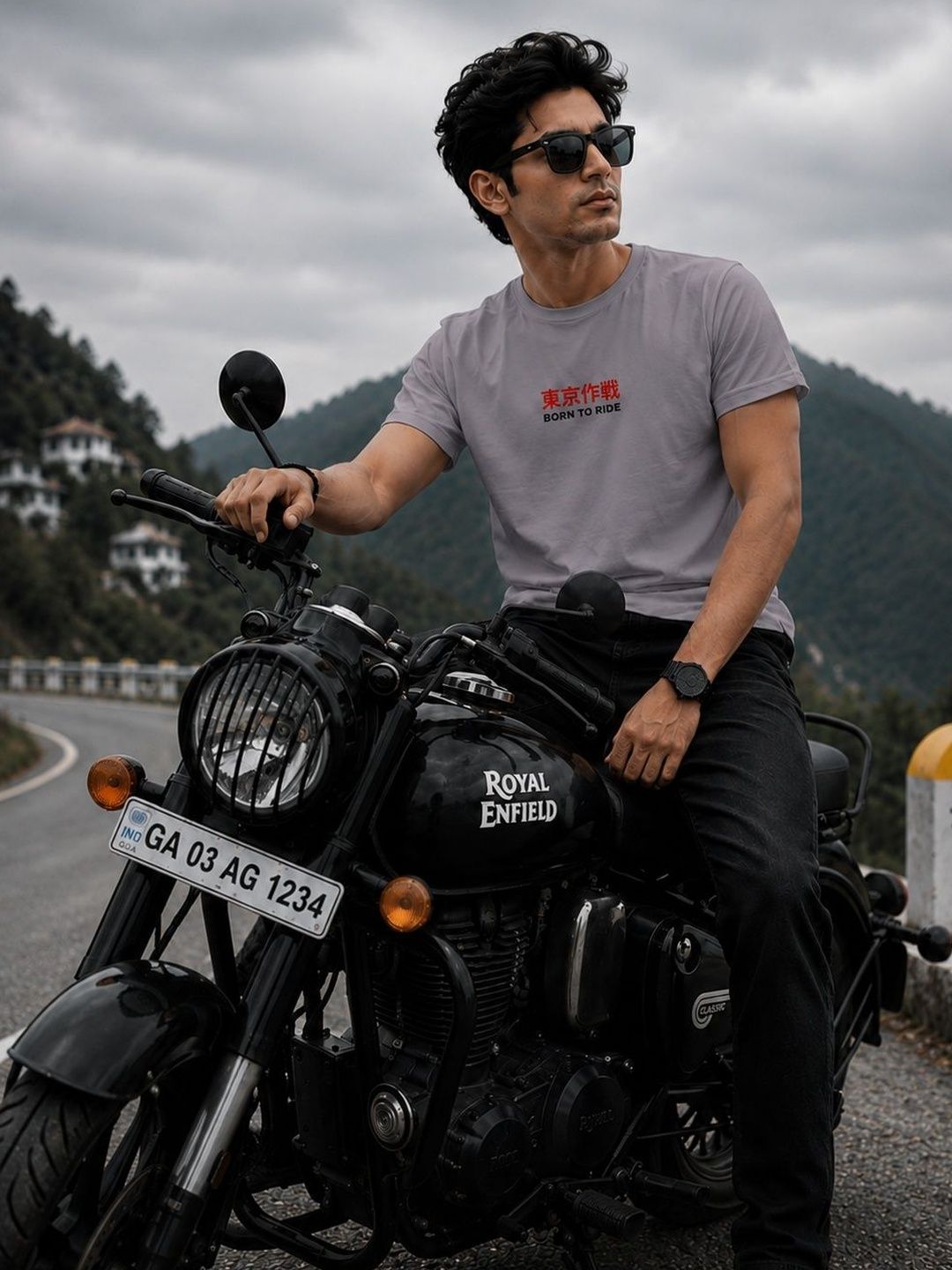 Y TULSI Men Printed T-shirt