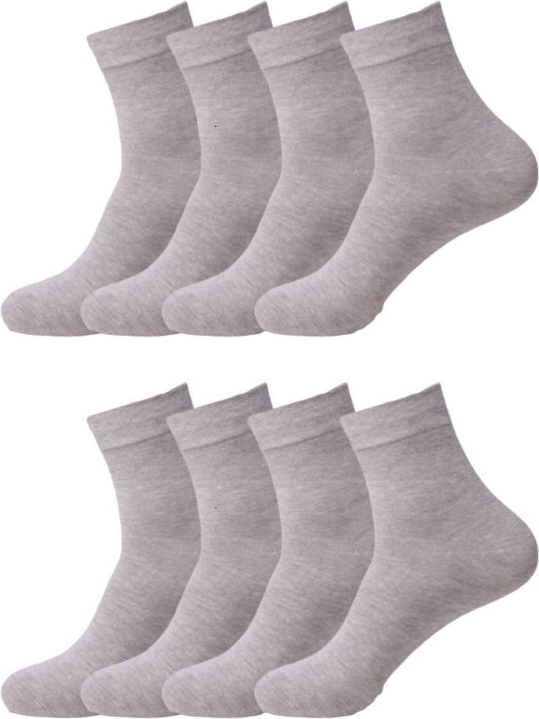 Akeeta Men Pack of 8 Cotton Assorted Ankle Length Socks