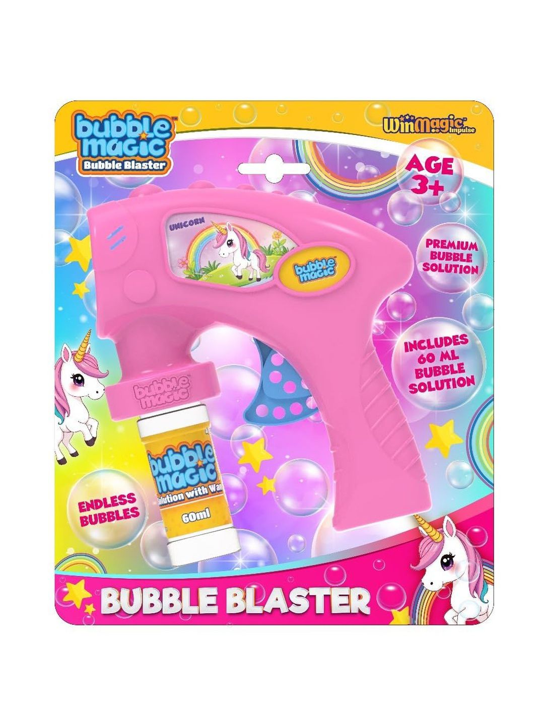 Bubble Magic Bubble Blaster Unicorn Bubble Toy