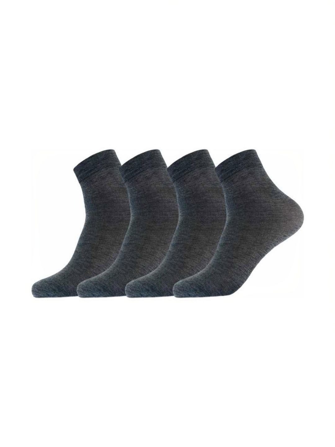 Akeeta Men Pack of 4 Cotton Assorted Ankle Length Socks