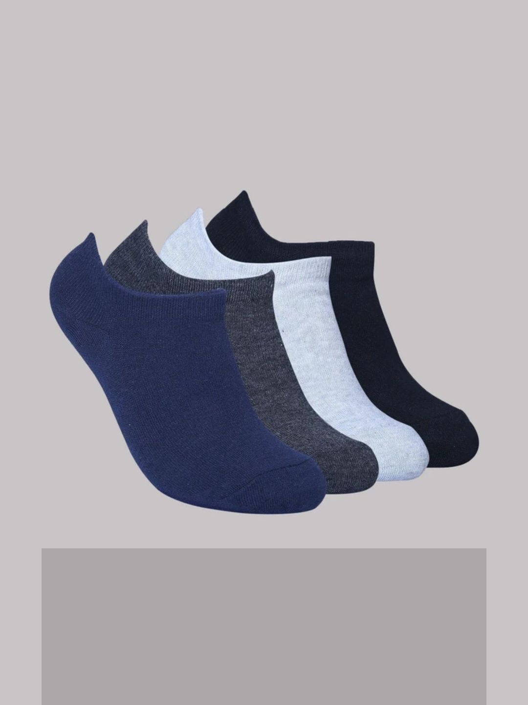akeet trend Men Pack of 4 Cotton Assorted Shoe Liners Socks