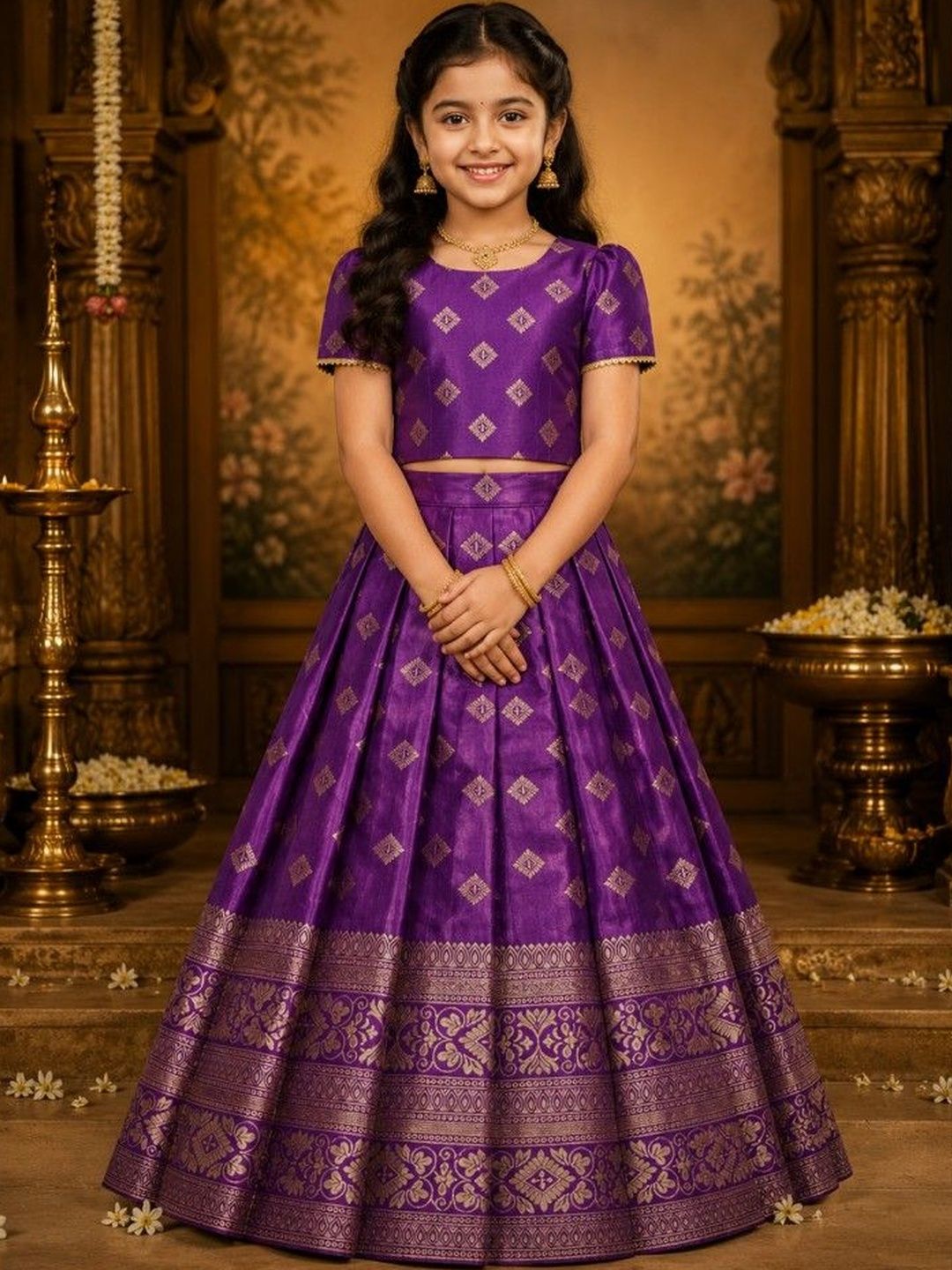 Xepon Girls Ready to Wear Lehenga &