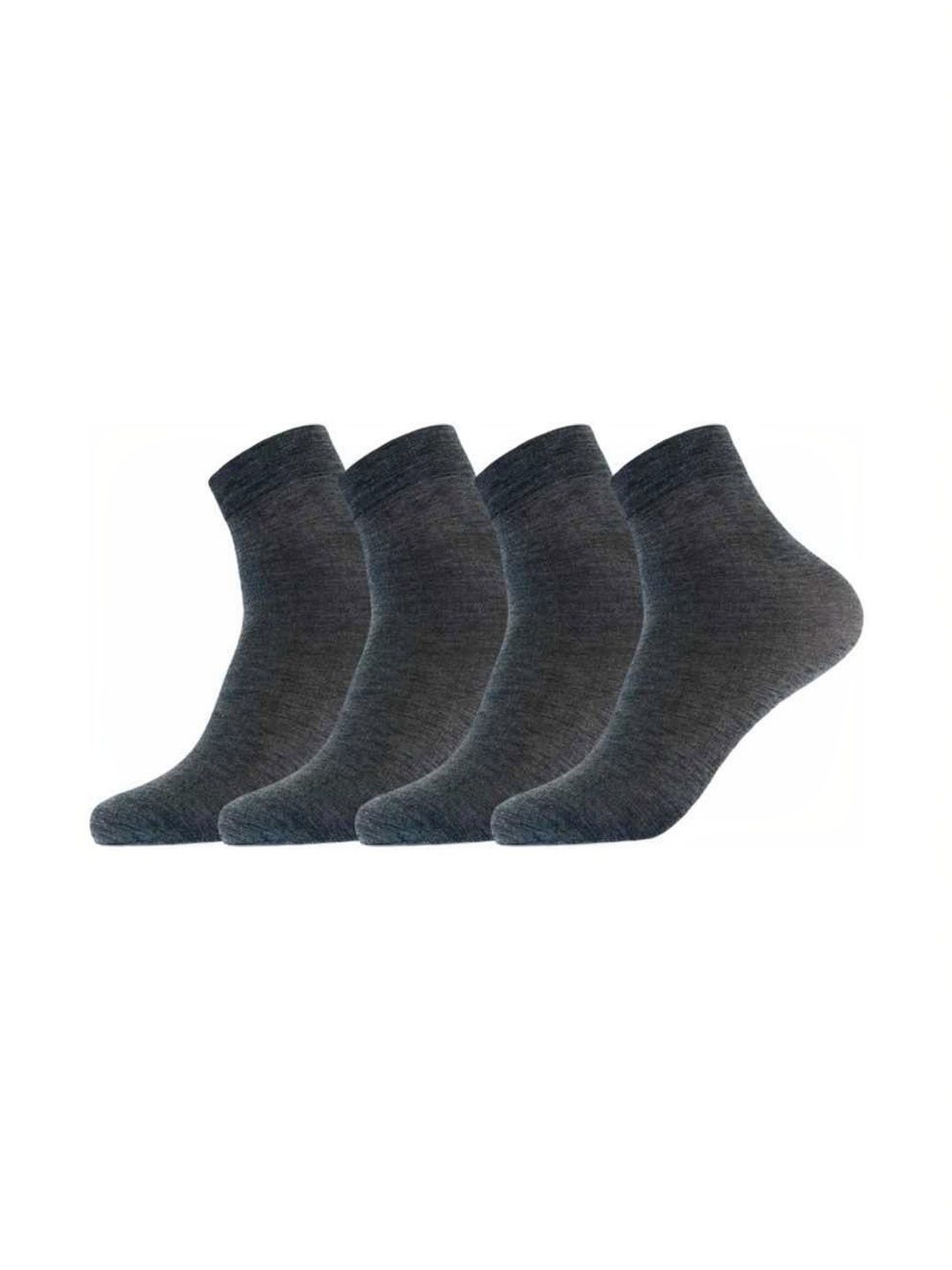 akeet trend Men Pack of 4 Cotton Assorted Ankle Length Socks