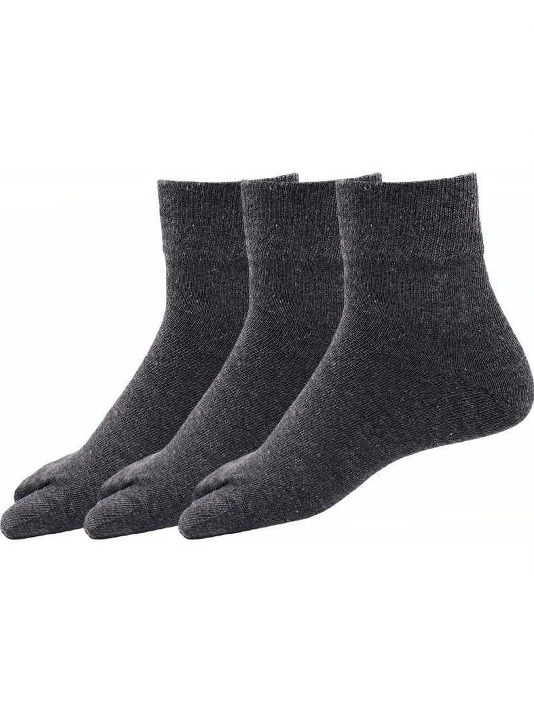 akeet trend Men Pack of 3 Cotton Assorted Ankle Length Socks