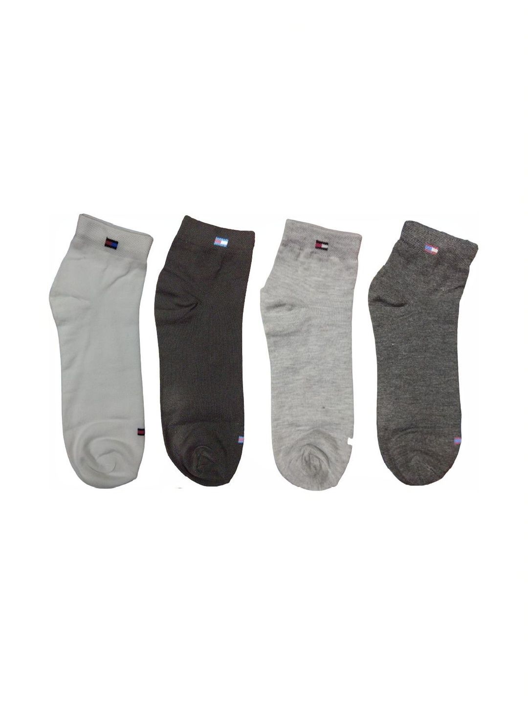 akeet trend Men Pack of 4 Cotton Assorted Ankle Length Socks