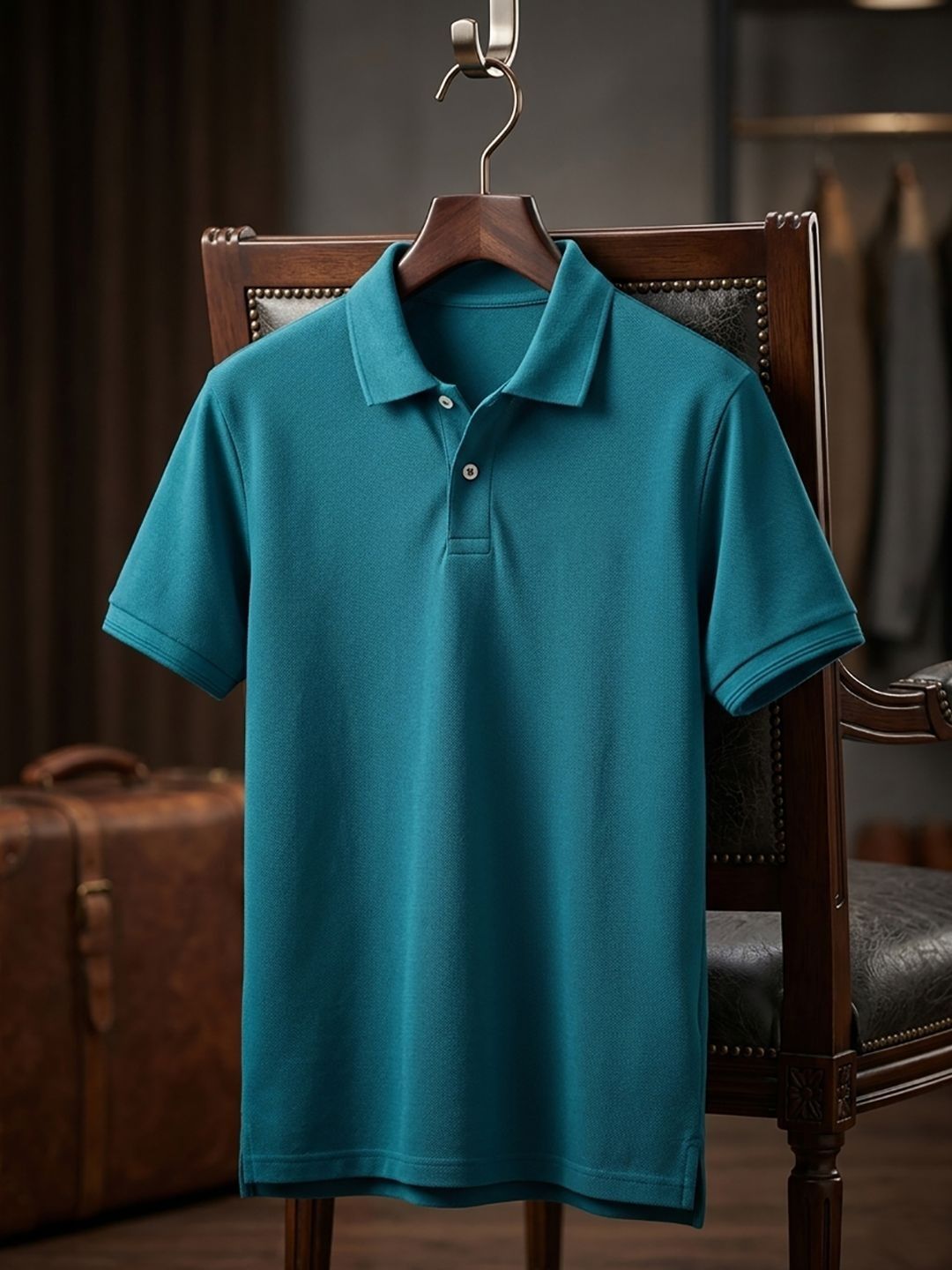 Mast & Harbour Men Polo Collar T-shirt