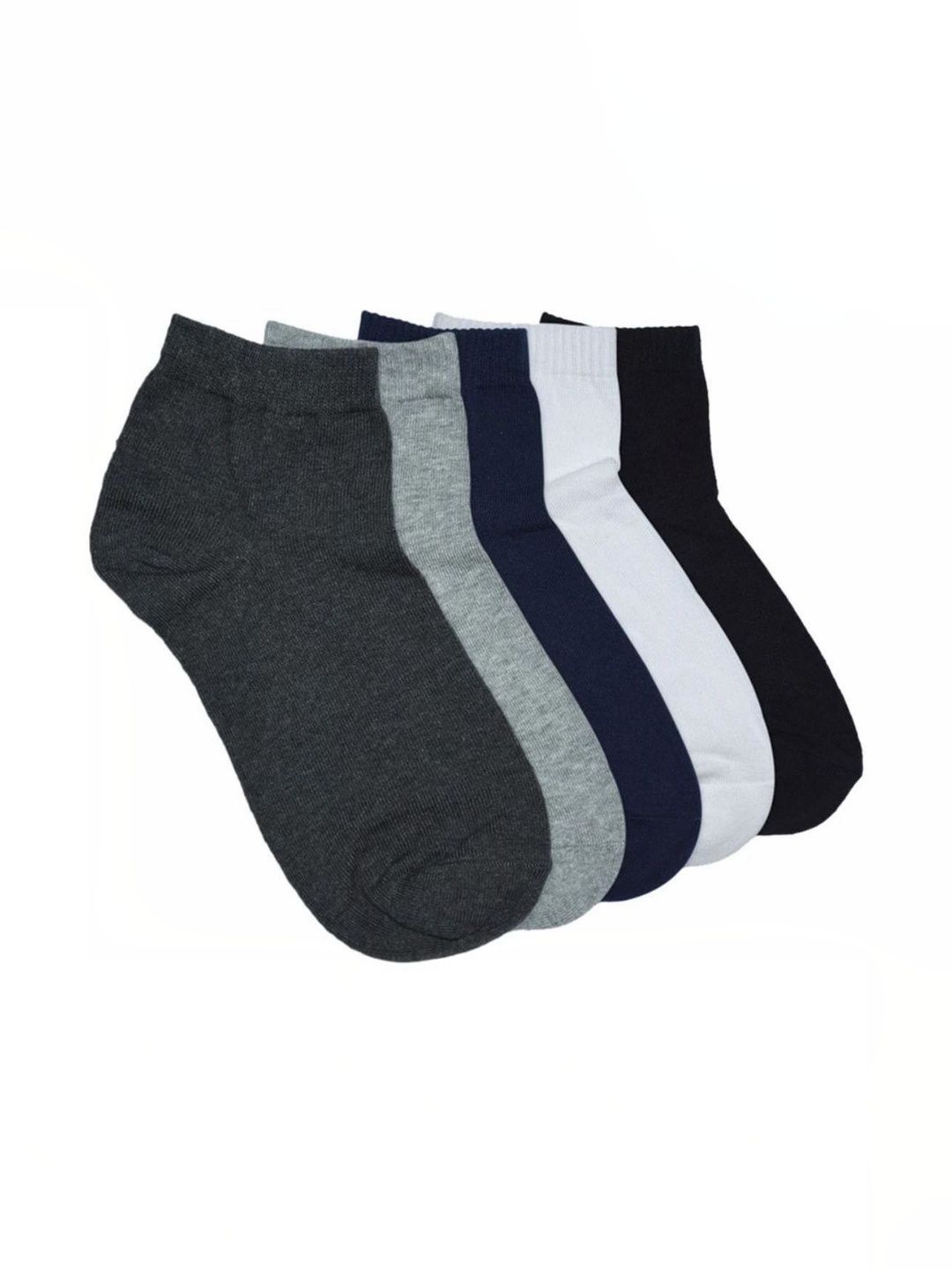 Akeeta Men Pack of 5 Cotton Assorted Ankle Length Socks