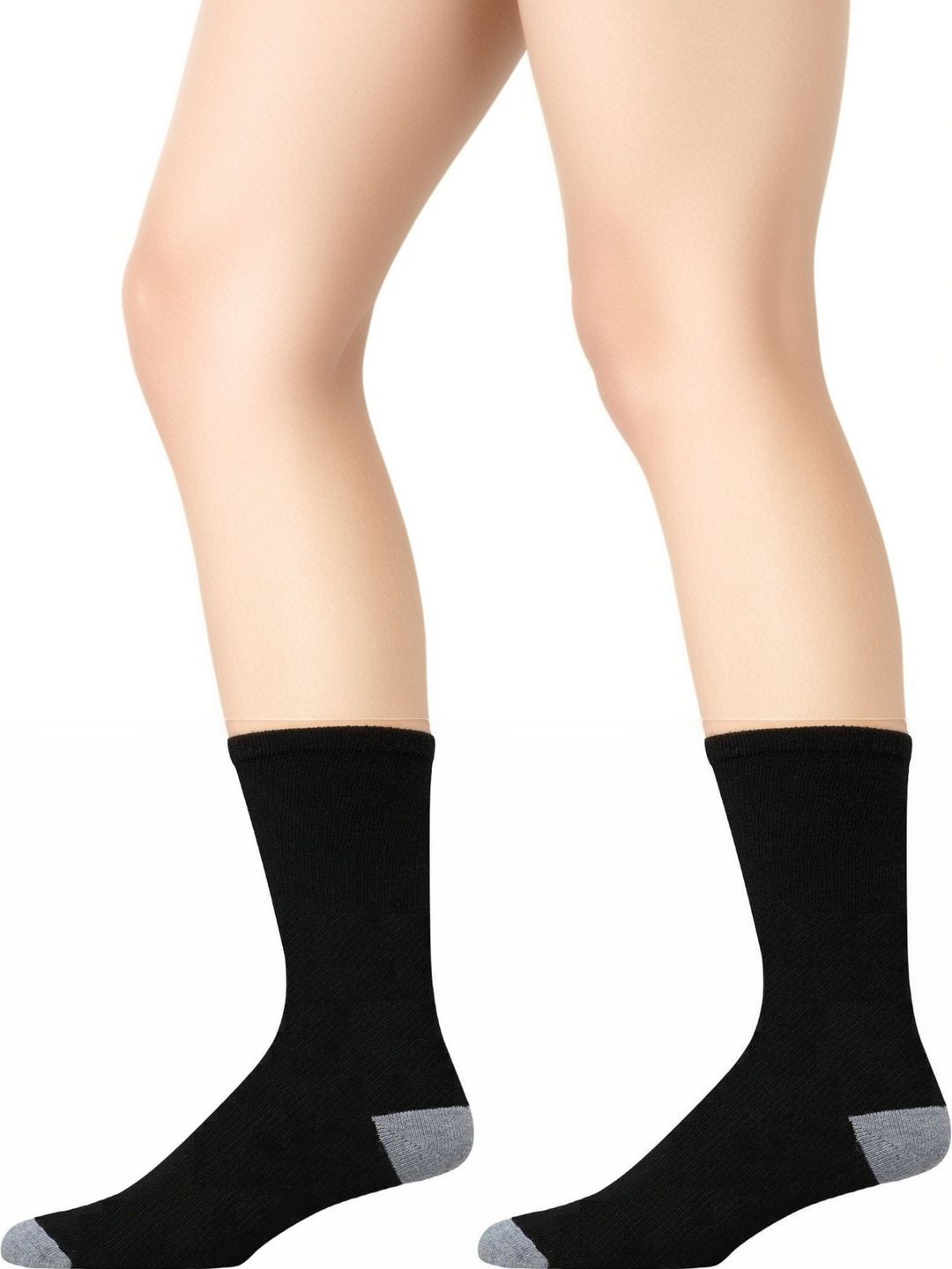 akeet trend Men Pack of 2 Cotton Assorted Colourblocked Calf Length Socks