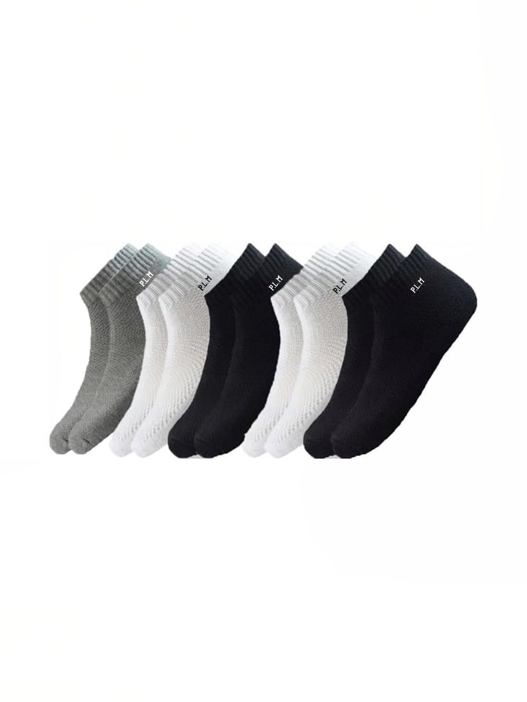 akeet trend Men Pack of 5 Cotton Assorted Ankle Length Socks