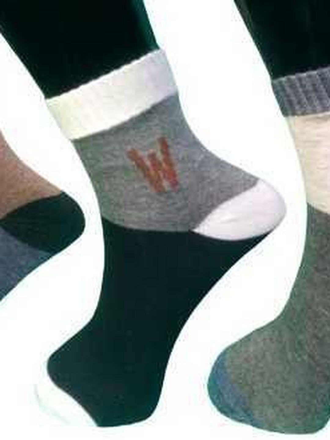 Akeeta Men Pack of 5 Cotton Assorted Colourblocked Ankle Length Socks