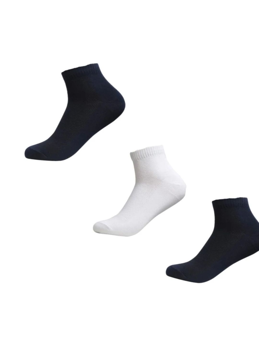 Akeeta Men Pack of 3 Cotton Assorted Above Ankle Socks