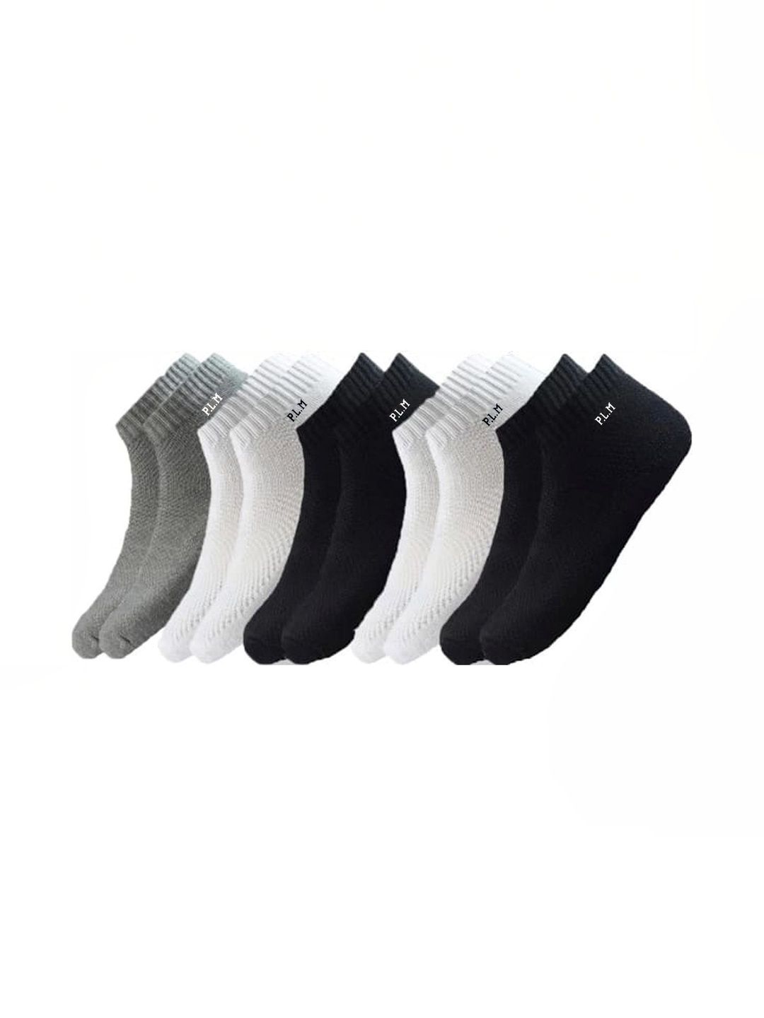 Akeeta Men Pack of 5 Cotton Assorted Ankle Length Socks