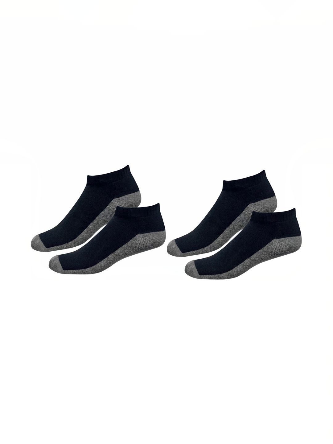 akeet trend Men Pack of 2 Cotton Assorted Colourblocked Ankle Length Socks