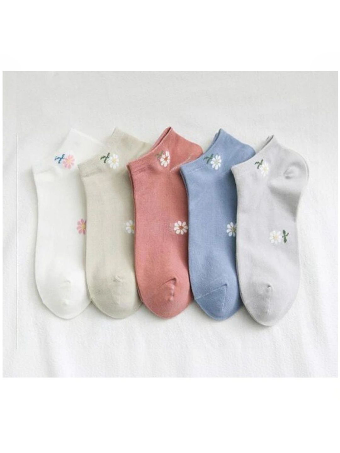 akeet trend Men Pack of 5 Cotton Assorted Patterned Ankle Length Socks