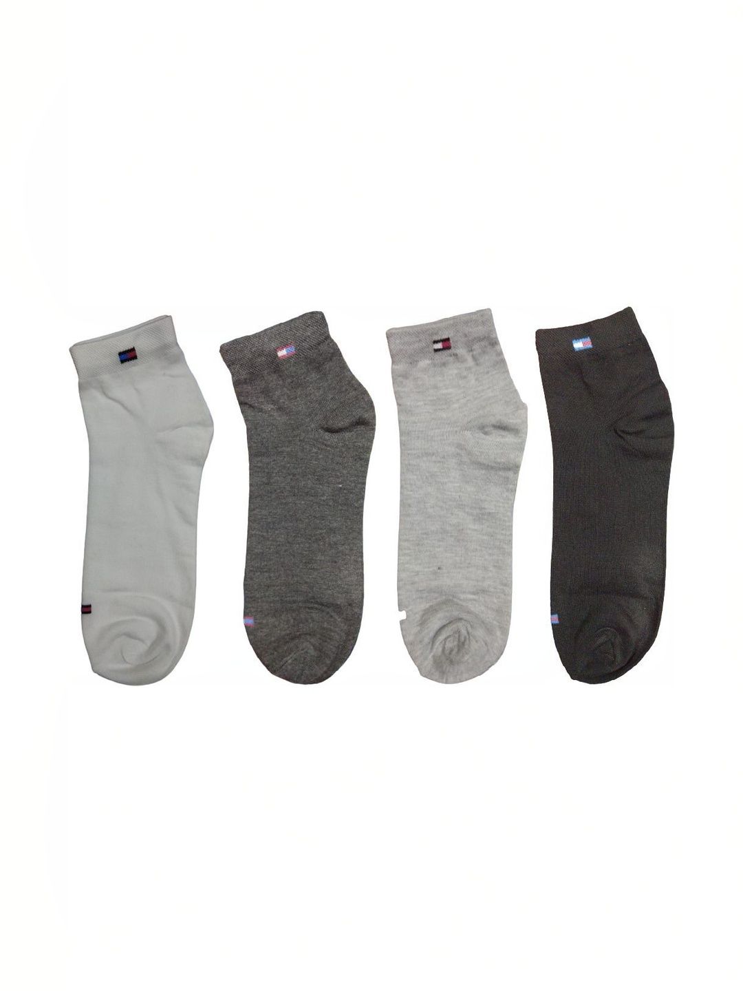 Akeeta Men Pack of 4 Cotton Assorted Ankle Length Socks