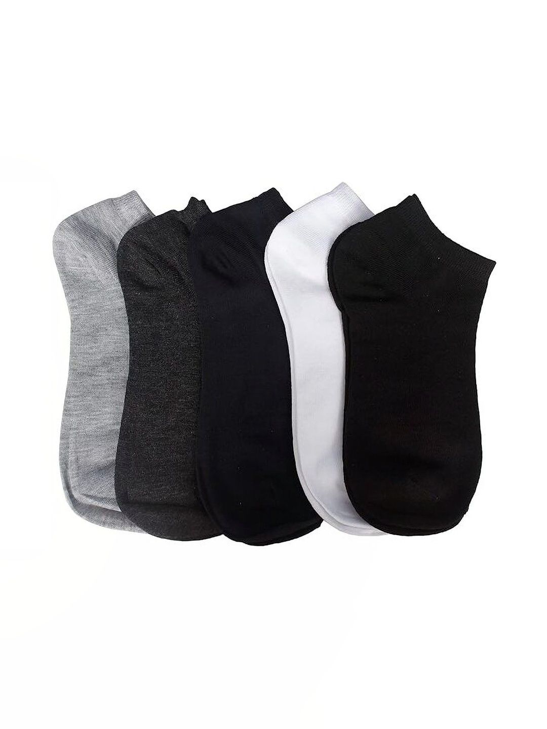 Akeeta Men Pack of 10 Cotton Assorted Shoe Liners Socks
