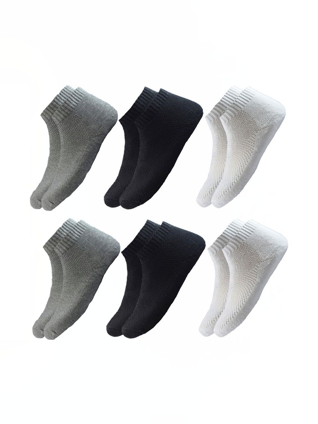 akeet trend Men Pack of 10 Cotton Assorted Shoe Liners Socks