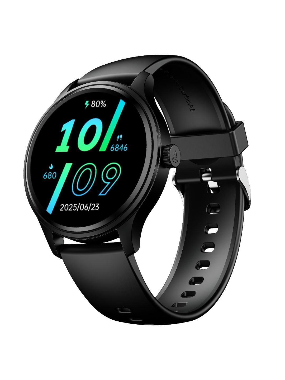 boAt boAt Unisex Dial & Straps Digital Multi Function Watch Lunar Discovery Neo Active Black