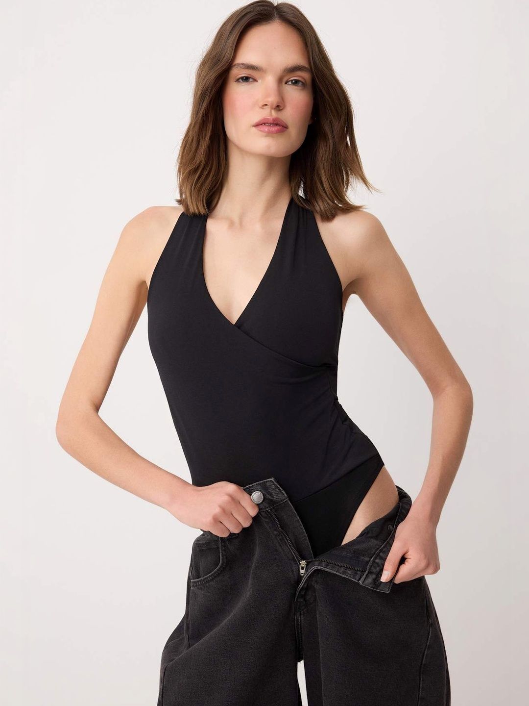Trendyol Halter Neck Bodysuit