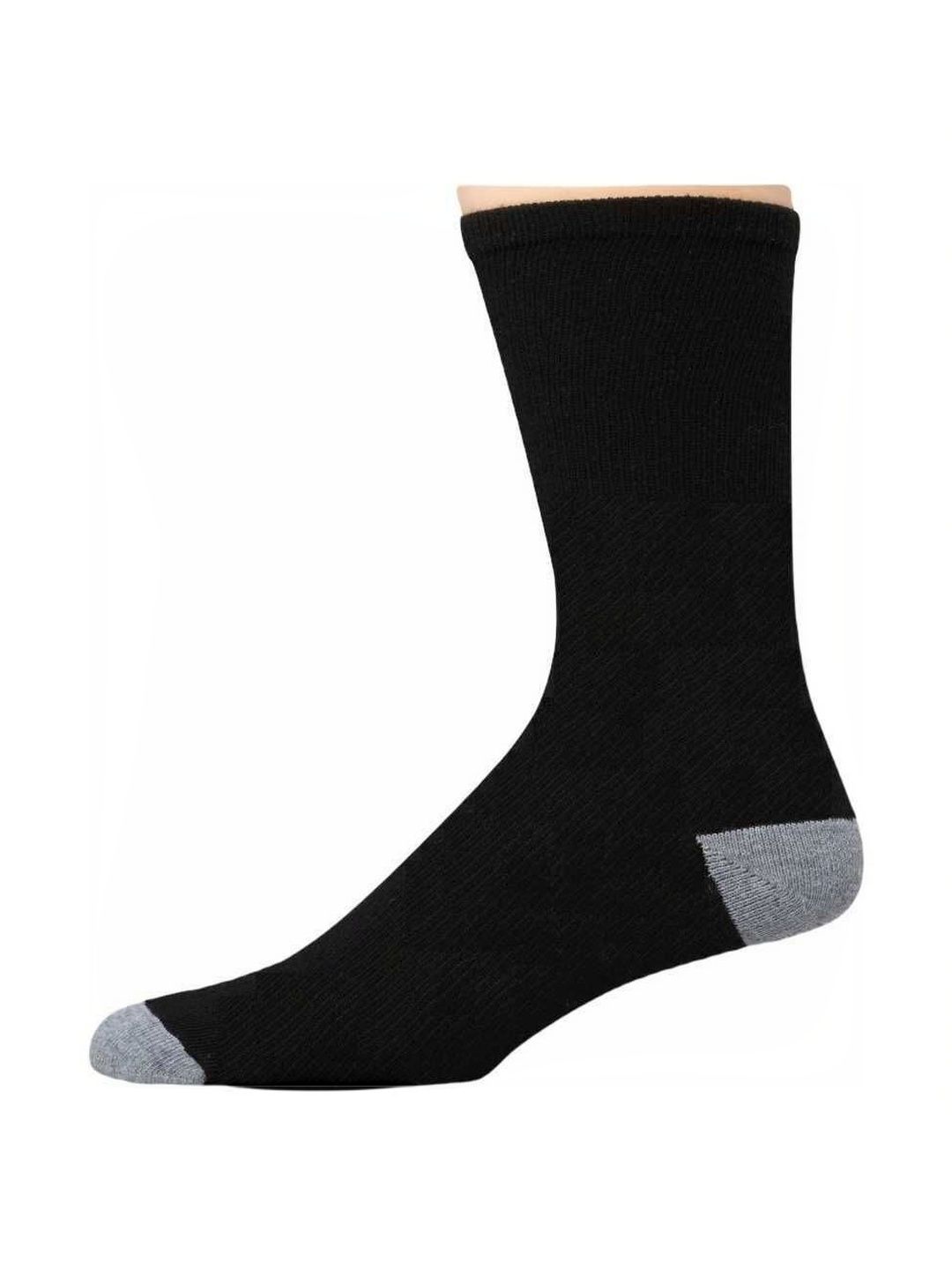 akeet trend Men Pack of 3 Cotton Assorted Colourblocked Calf Length Socks