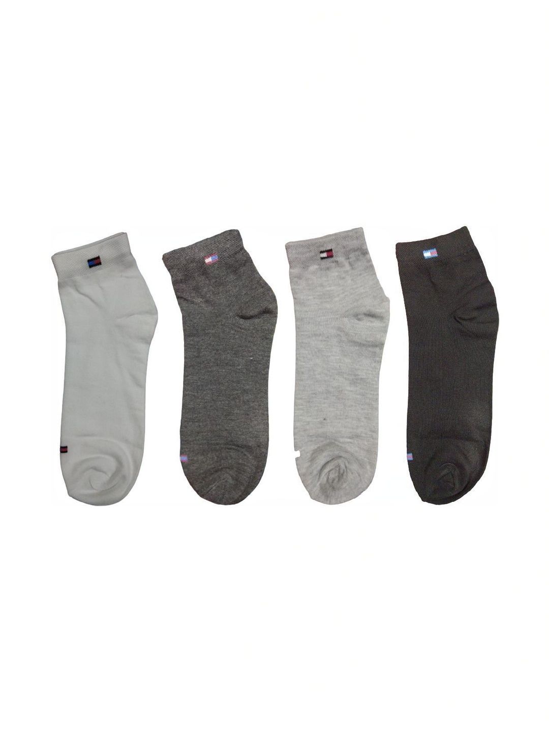 akeet trend Men Pack of 4 Cotton Assorted Ankle Length Socks