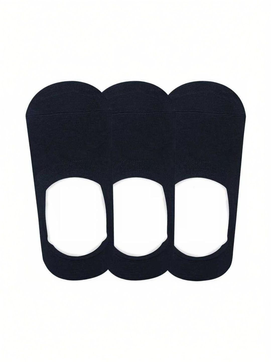 Akeeta Men Pack of 3 Cotton Assorted Shoe Liners Socks