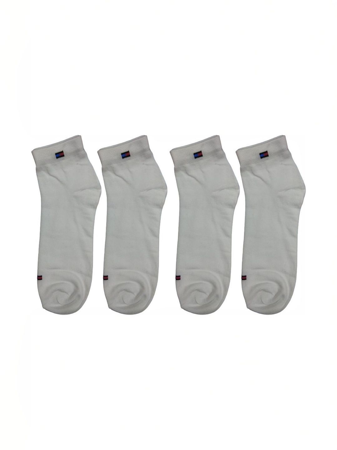 Akeeta Men Pack of 4 Cotton Assorted Colourblocked Ankle Length Socks