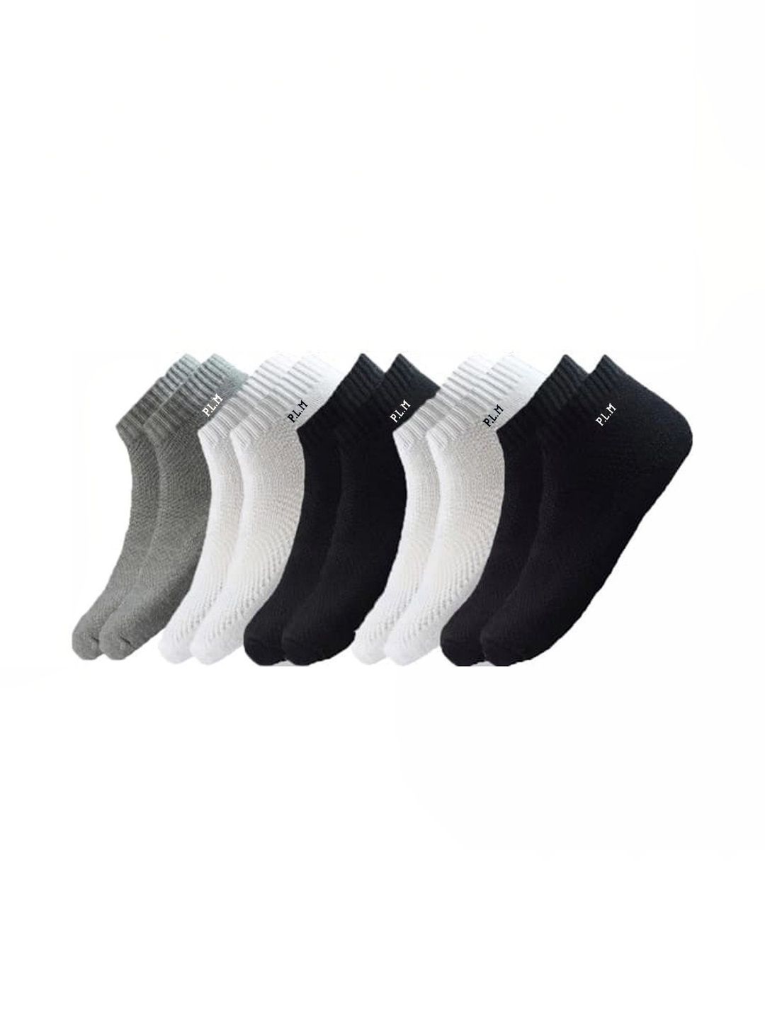 Akeeta Men Pack of 5 Cotton Assorted Ankle Length Socks