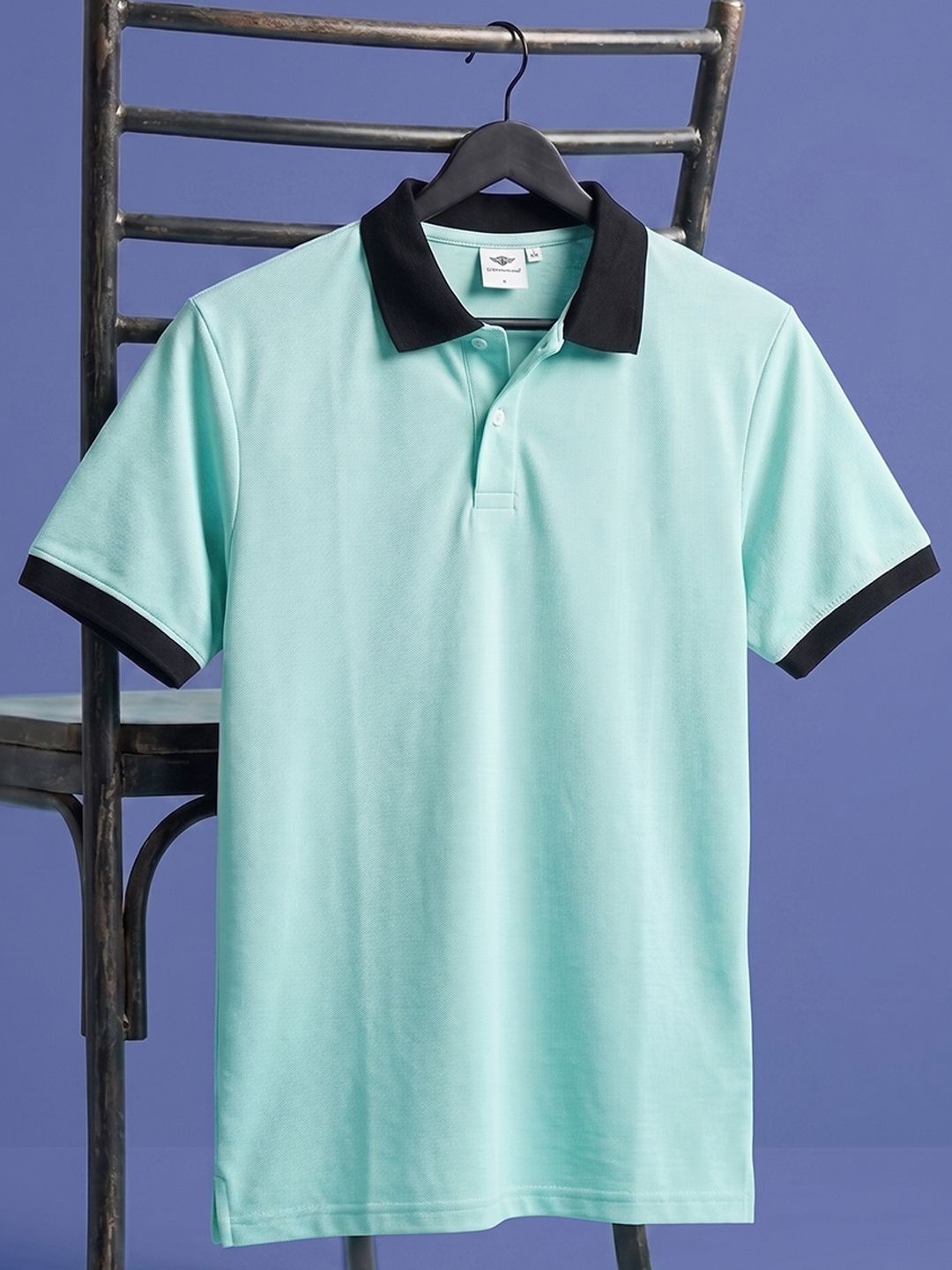 Mast & Harbour Men Polo Collar T-shirt
