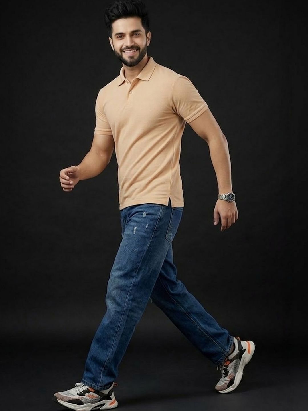 Mast & Harbour Polo Collar Short Sleeves T-shirt