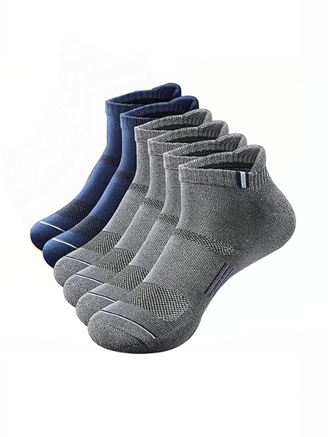 Akeeta Men Pack of 5 Cotton Assorted Patterned Ankle Length Socks