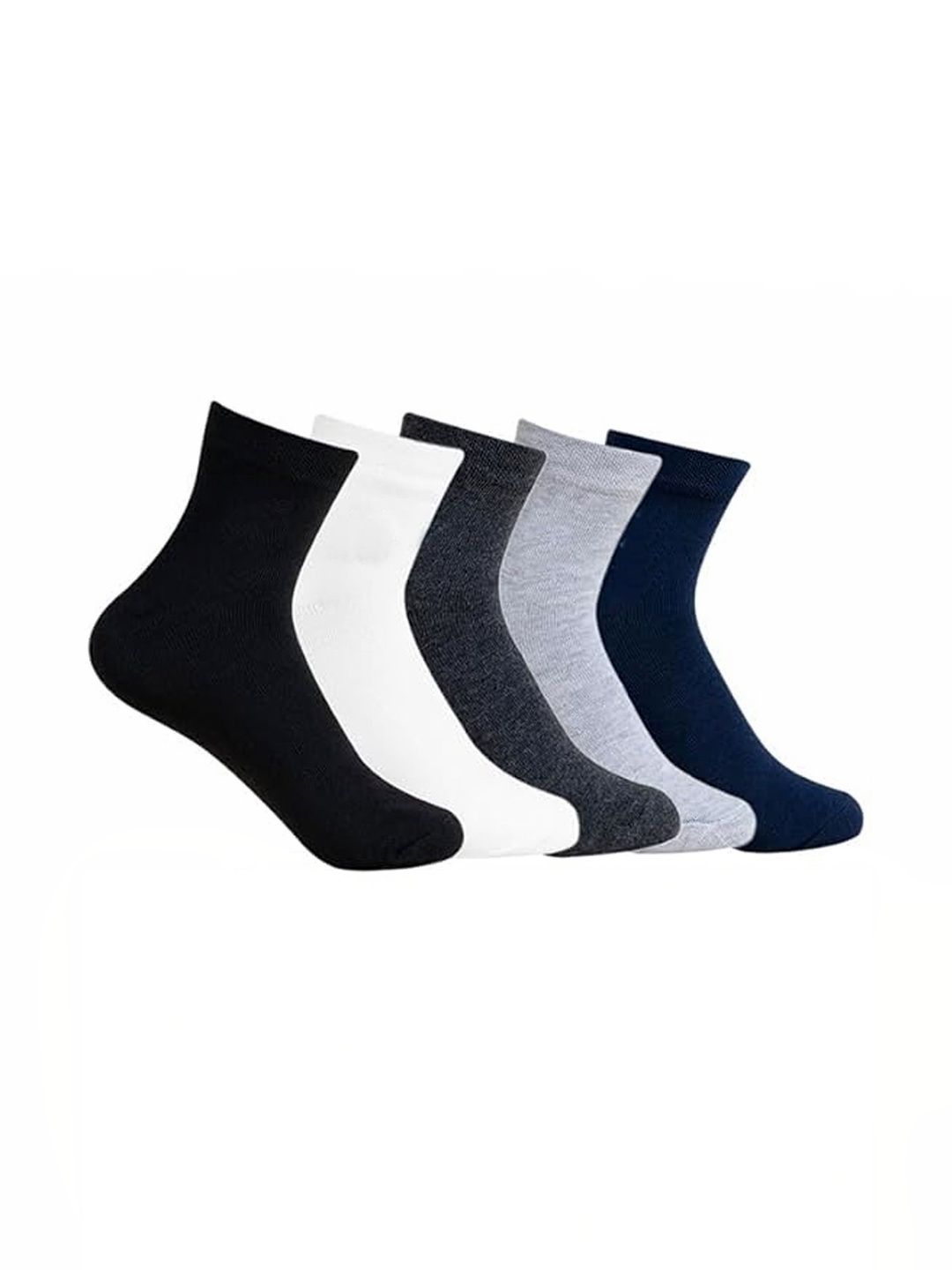 akeet trend Men Pack of 5 Cotton Assorted Ankle Length Socks