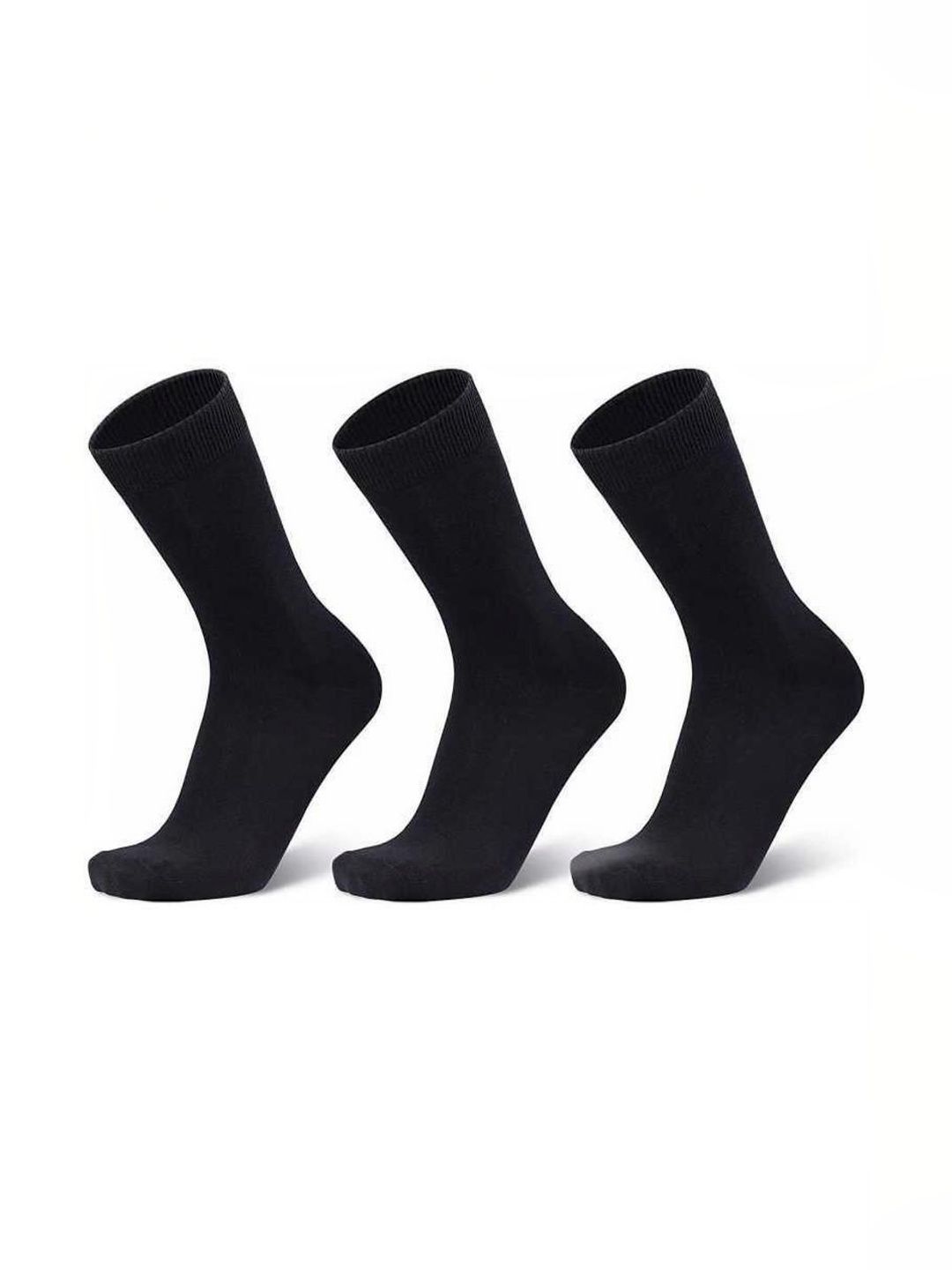 Akeeta Men Pack of 3 Cotton Assorted Calf Length Socks