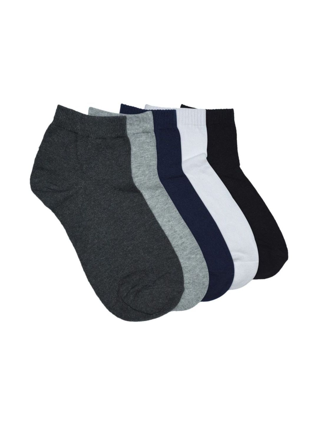 Akeeta Men Pack of 5 Cotton Assorted Ankle Length Socks