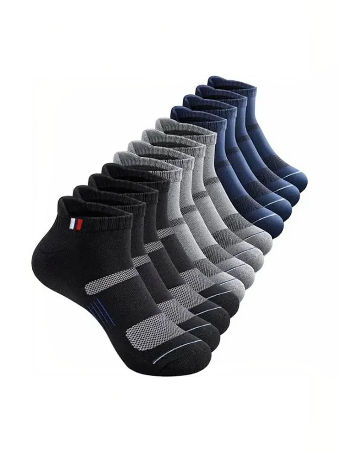 Akeeta Men Pack of 5 Cotton Assorted Patterned Ankle Length Socks