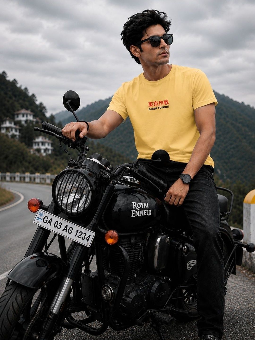 Y TULSI Men Printed T-shirt