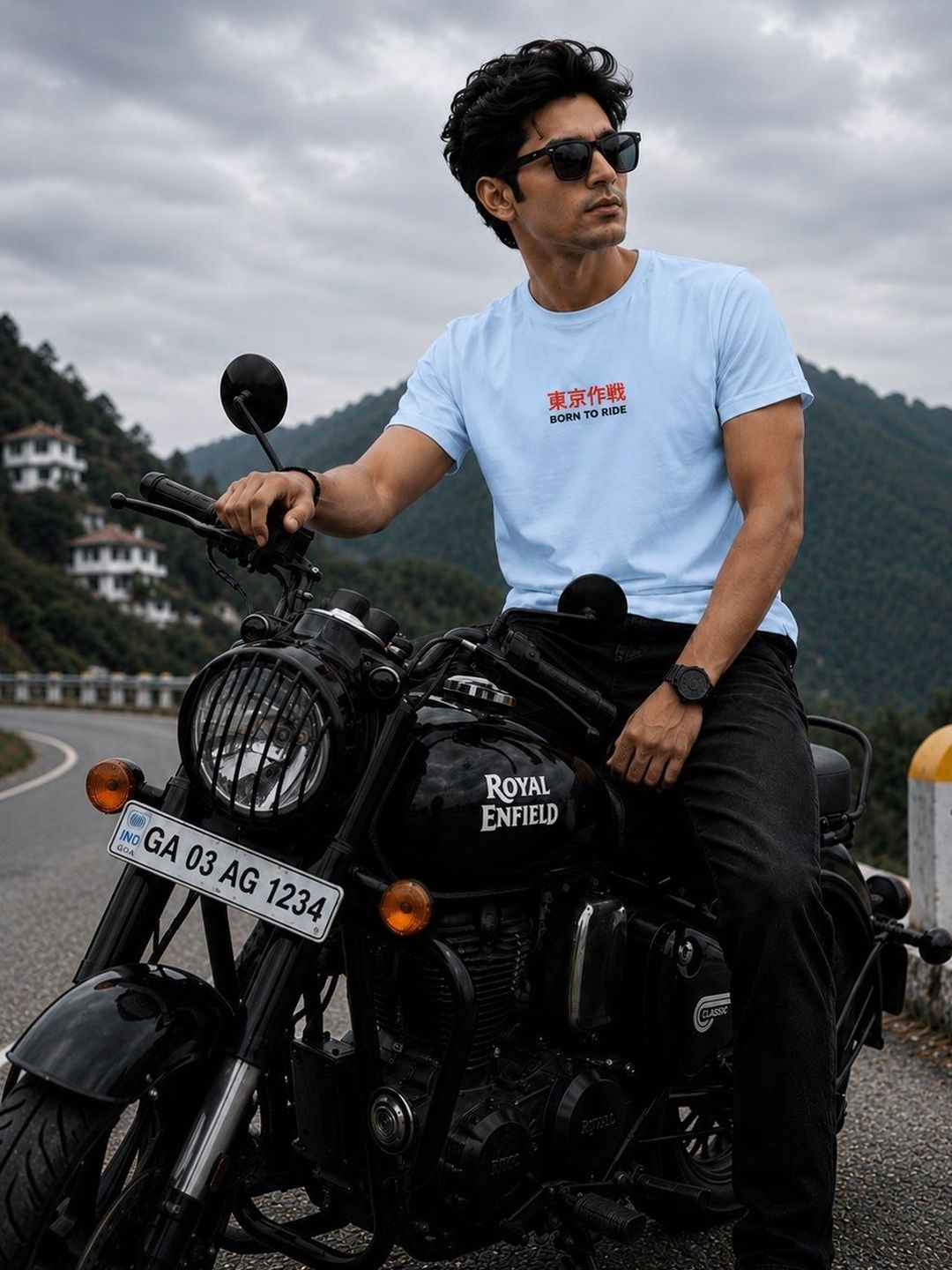 Y TULSI Men Printed T-shirt