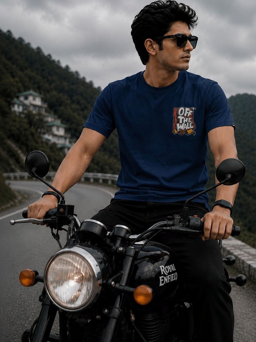 Y TULSI Men Typography Printed T-shirt