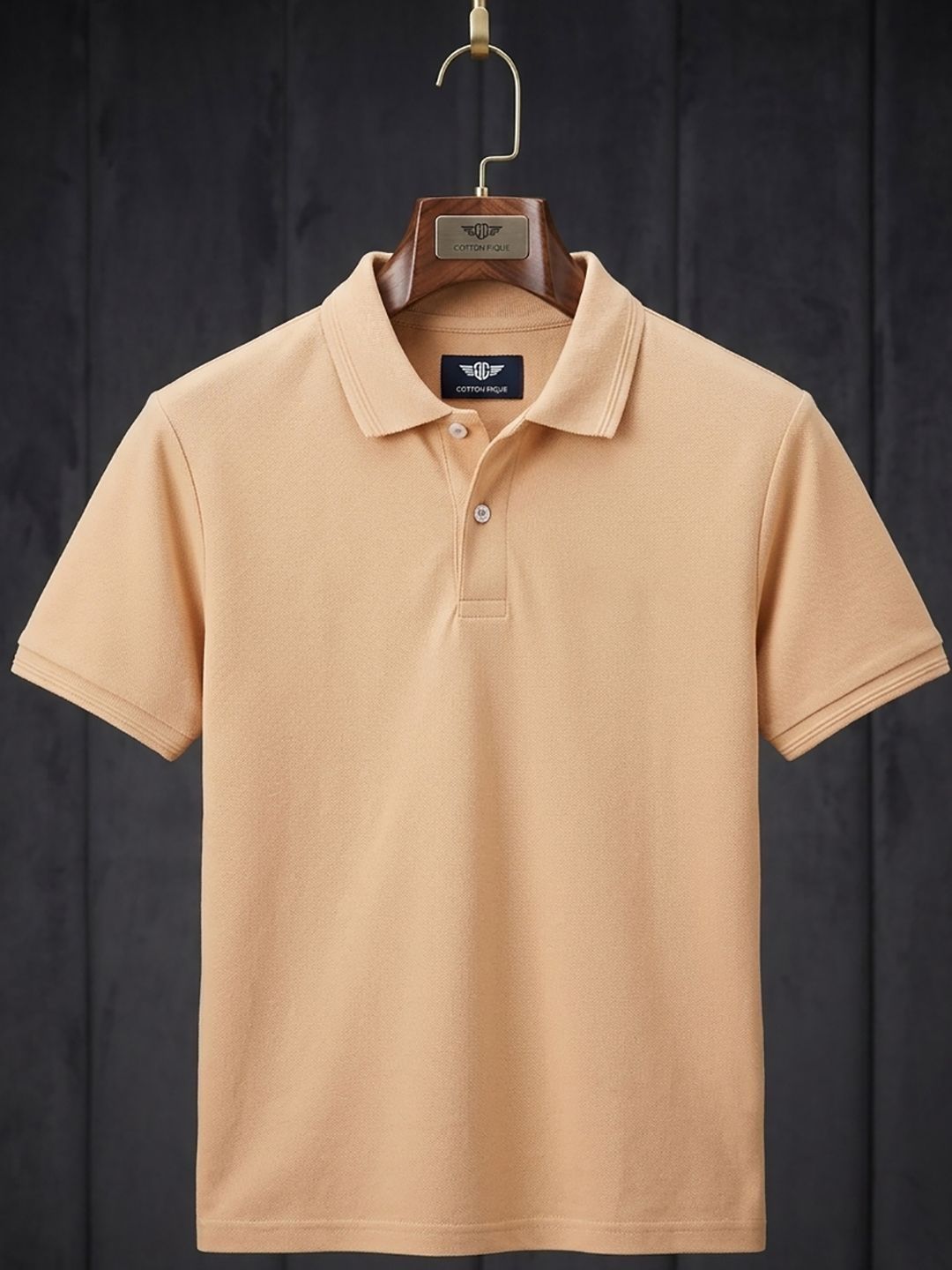 Mast & Harbour Men Polo Collar T-shirt