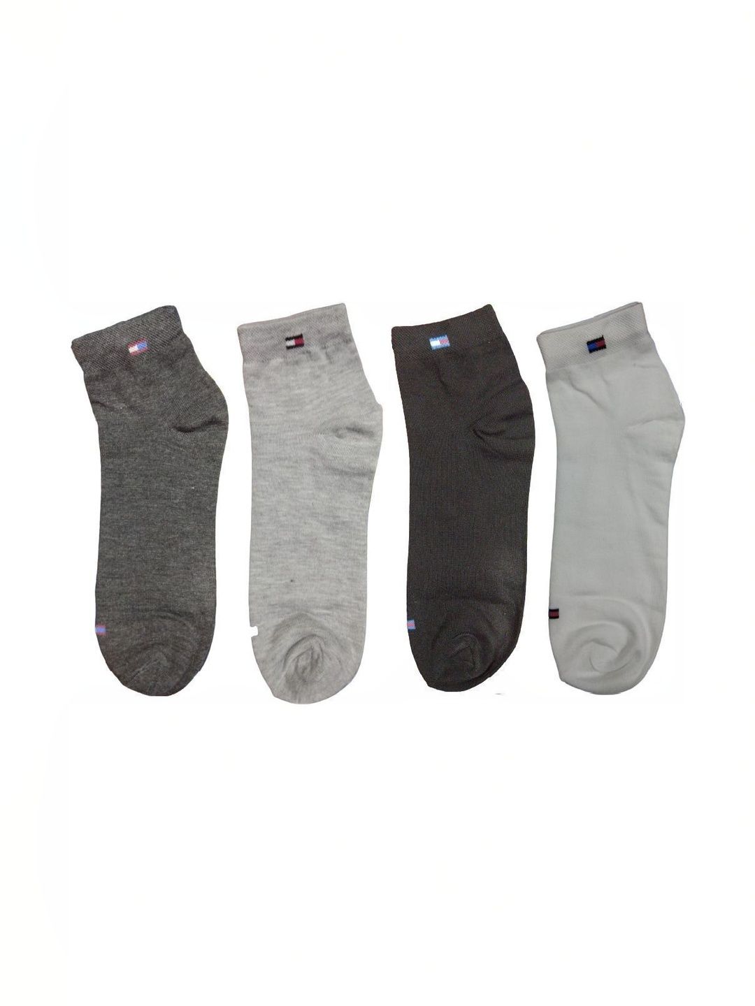 Akeeta Men Pack of 4 Cotton Assorted Ankle Length Socks