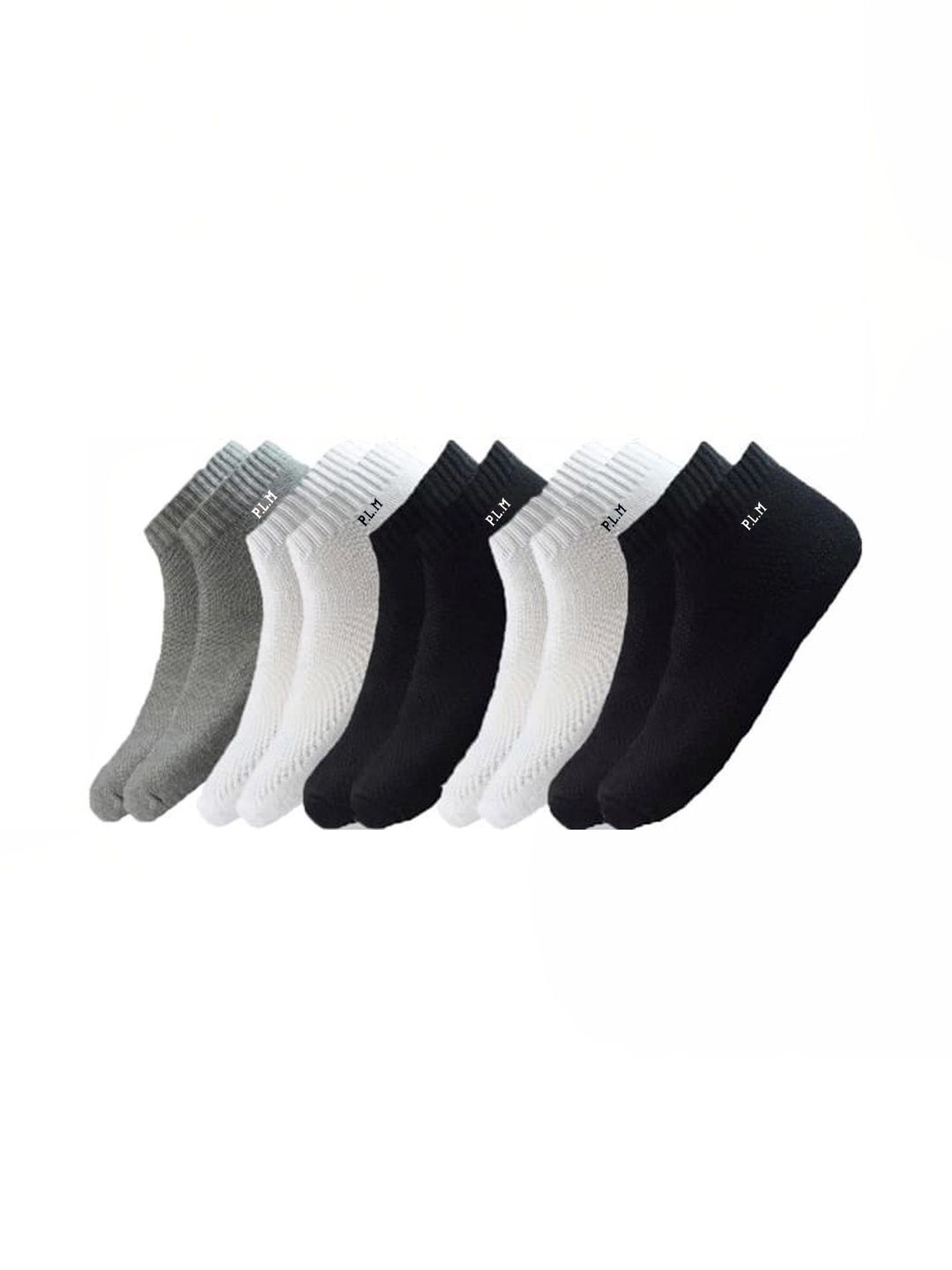 Akeeta Men Pack of 5 Cotton Assorted Above Ankle Socks