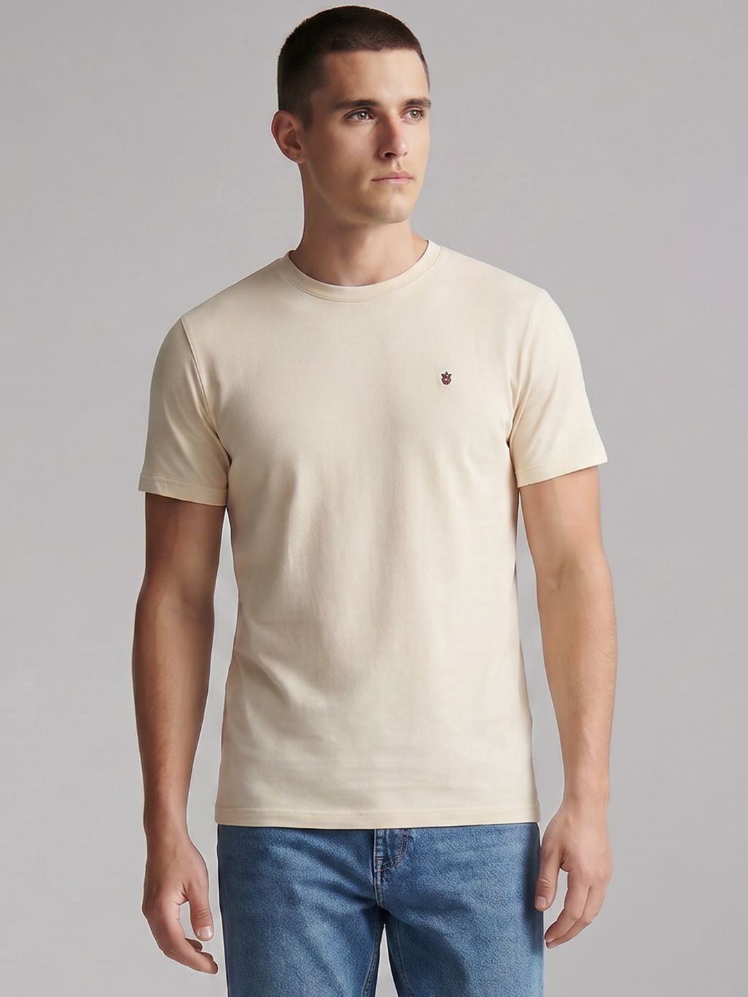 Louis Philippe Jeans Pure Cotton T-shirt