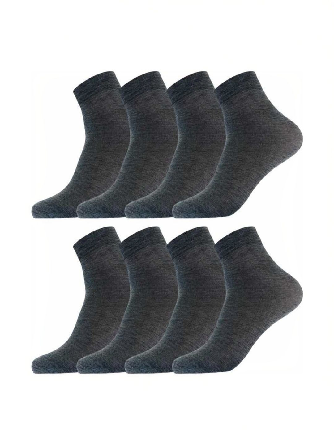Akeeta Men Pack of 8 Cotton Assorted Ankle Length Socks