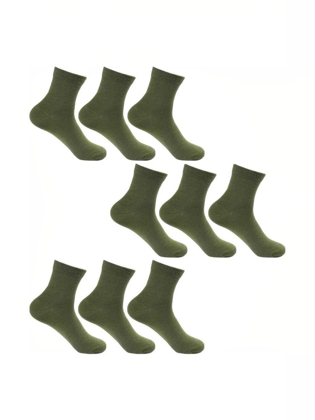 akeet trend Men Pack of 9 Cotton Assorted Ankle Length Socks