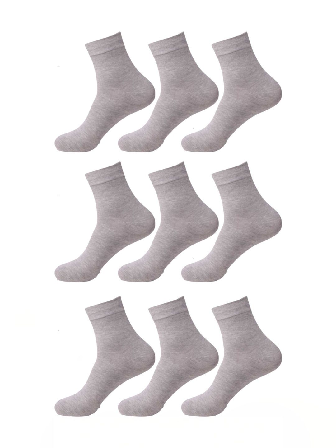 Akeeta Men Pack of 9 Cotton Assorted Ankle Length Socks